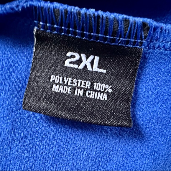 Rebel Minds Men’s Color-block Blue Red Yellow Front Full Zip Jacket - Size 2XL - Picture 10 of 10